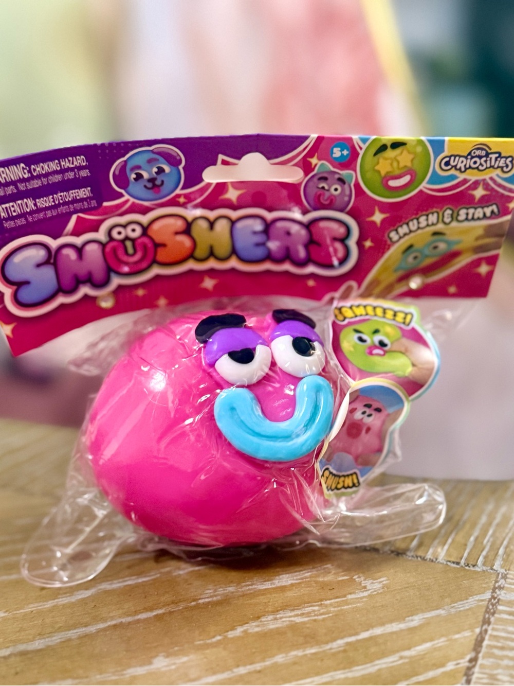 Orb Curiosities Smushers NIB NEW Release Hot Pink!